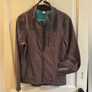 Brown Full-Zip Jacket